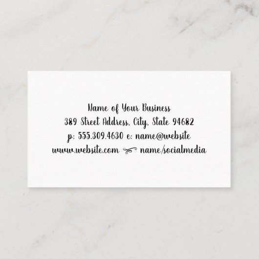 Goudballonnen en Confetti | Bokeh-achtergrond Visitekaartje (Achterkant)