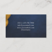 Goudballonnen Modern Visitekaartje (Achterkant)