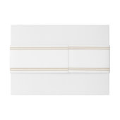 goudband uitnodigingen wikkel (Achterkant Voorbeeld)