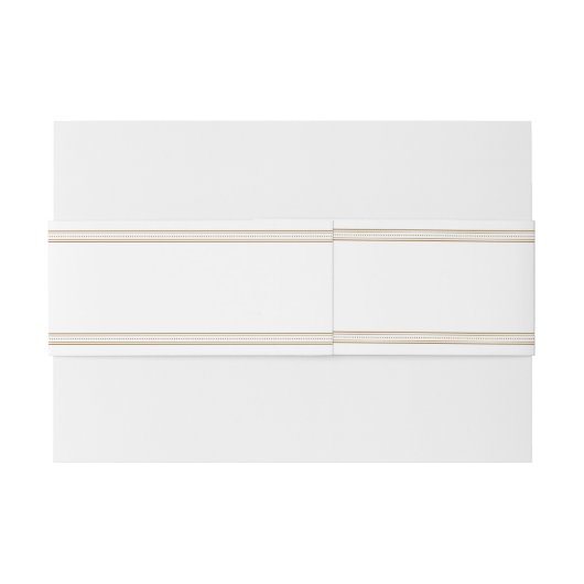   goudband uitnodigingen wikkel (Achterkant Voorbeeld)