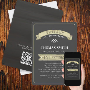 goudbanner Eenvoudige QR-code voor bangbanner Kaart