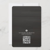 goudbanner Eenvoudige QR-code voor bangbanner Kaart (Achterkant)
