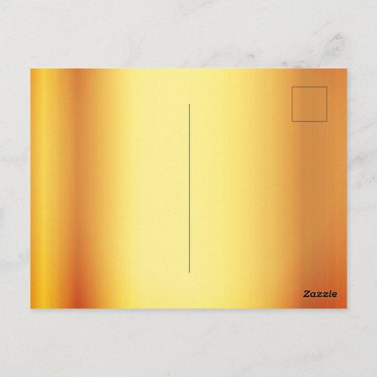 goudbeglazing voor goudmakreel van de verjaardagsp briefkaart (Achterkant)