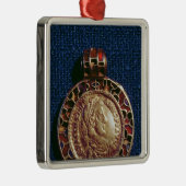 Goudbehanger in de vorm van een munt metalen ornament (Rechts)