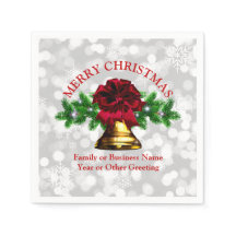 Goudbell Red Bow met kerststaart