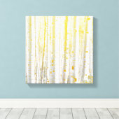 Goudberkenbos Canvas Afdruk (Insitu (Houten vloer))