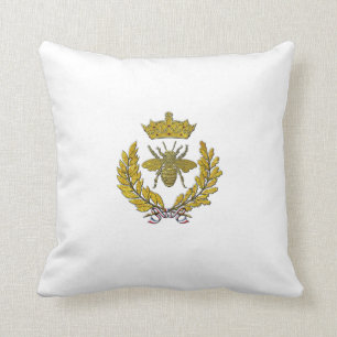 Goudbijen, grote kroon en kleur kussen