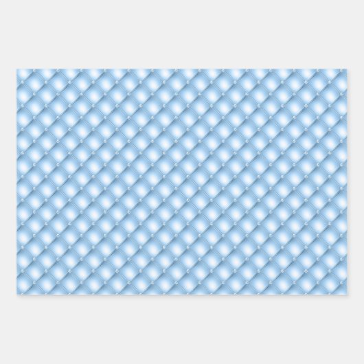 Goudbijen op blauwe en goudpapierbladen inpakpapier vel (Voorkant)