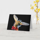 Goudbijenblanco Wenskaart Kaart (Gele Bloem)