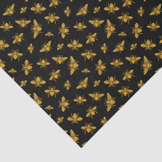 Goudbijenpapier Tissuepapier (Detail)