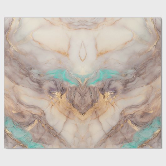 goudblaadje cadeaupapier (Vlak)