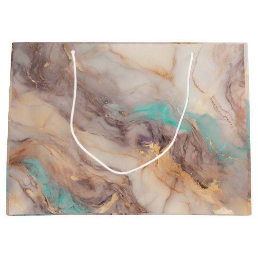 goudblaadje groot cadeauzakje (Voorkant)