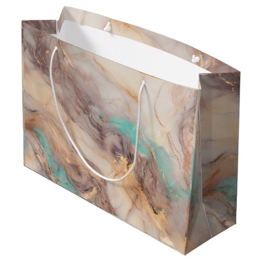 goudblaadje groot cadeauzakje (Achterkant Gekanteld)