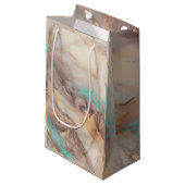 goudblaadje klein cadeauzakje (Voorkant Gekanteld)