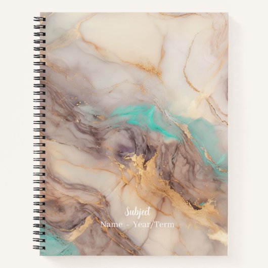 goudblaadje notitieboek (Voorkant)