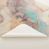 goudblaadje sherpa deken (3/4)