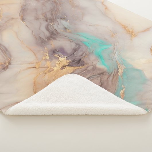 goudblaadje sherpa deken (3/4)