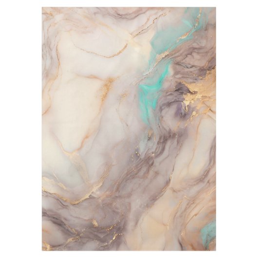 goudblaadje tafelkleed (Voorkant)