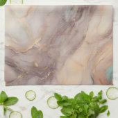 goudblaadje theedoek (Gevouwen)