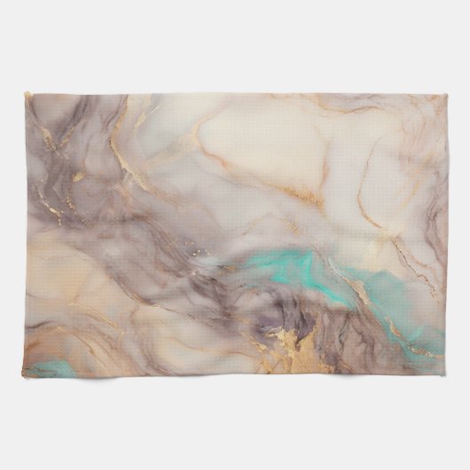 goudblaadje theedoek (Horizontaal)