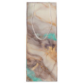 goudblaadje wijn cadeautas (Achterkant)