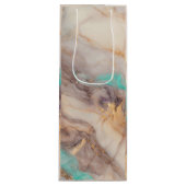 goudblaadje wijn cadeautas (Voorkant)