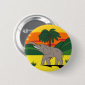 Goudblaasjes en Buttonnen met palmbomen Ronde Button 5,7 Cm (Voorkant /achterkant)