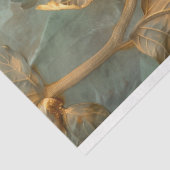Goudblad botanisch vloeipapier tissuepapier (Detail)