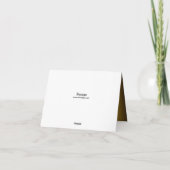 Goudblad & Edelsteen 50e jubileum dankkaart Bedankkaart (Achterkant)