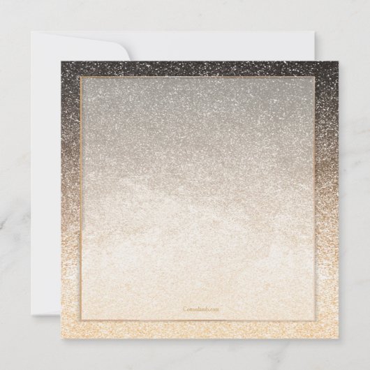 Goudblad Foto Kaart (Achterkant)