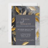 Goudblad Impasto Noir Kaart (Voorkant)