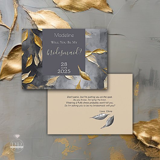 Goudblad Impasto Noir Kaart