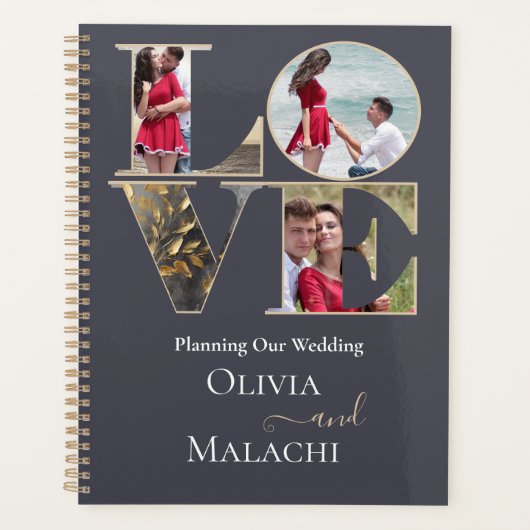 Goudblad Impasto Noir Planner (Voorkant)