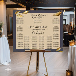 Goudblad Impasto Noir Poster