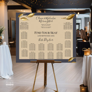 Goudblad Impasto Noir Poster