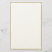 Goudbladbriefpapier Briefpapier (Voorkant)