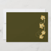 Goudbladeren op de wijnstok, uw achtergrond 95e ve kaart (Achterkant)