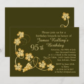 Goudbladeren op de wijnstok, uw achtergrond 95e ve kaart (Voorkant / Achterkant)