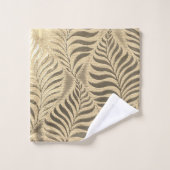 Goudbladig motief bad handdoek (Wasdoekje)