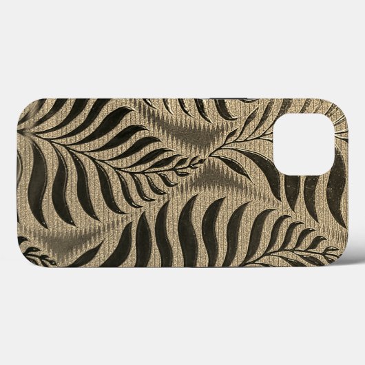 Goudbladig motief Case-Mate iPhone case (Achterkant (horizontaal))
