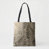Goudbladig motief tote bag (Voorkant)