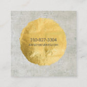  goudbladolie Visitekaartje (Achterkant)