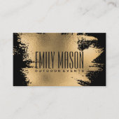 goudbladspetter | Black Visitekaartje (Voorkant)