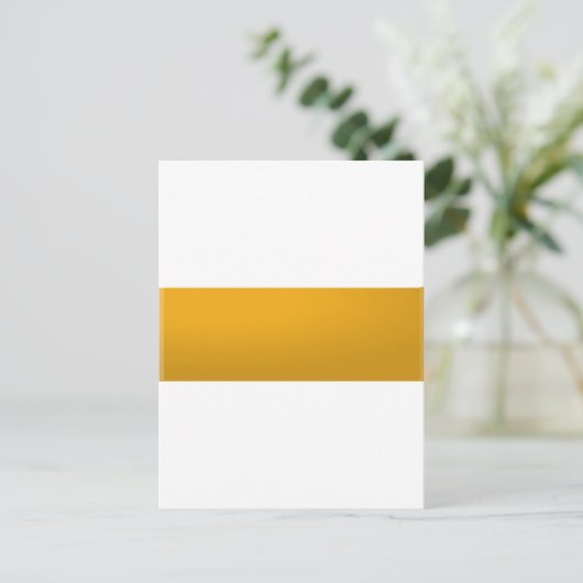 Goudblanco SJABLOON : Voeg tekst, afbeelding, vull Briefkaart (Staand voorkant)