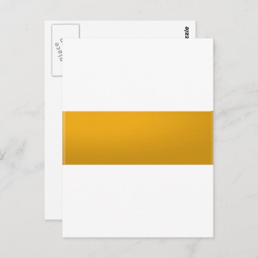 Goudblanco SJABLOON : Voeg tekst, afbeelding, vull Briefkaart (Voorkant / Achterkant)