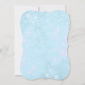  goudblauw diamantfeest kaart (Achterkant)