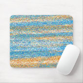 Goudblauw Glitter Abstract Muismat (Met muis)