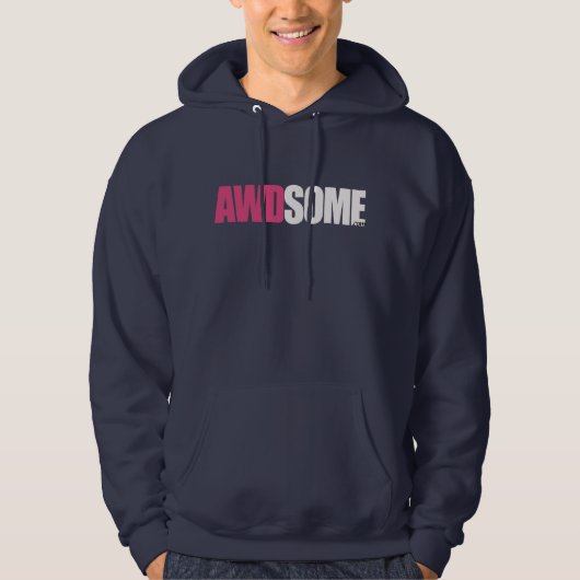 goudblauw hoodie (Voorkant)