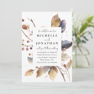 Goudblauwe herfst laat twee worden een bijbel brui kaart