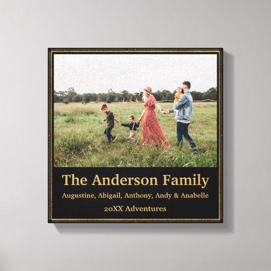 goudbloem - Adventure-foto van de goudfamilie Canvas Afdruk (Voorkant)